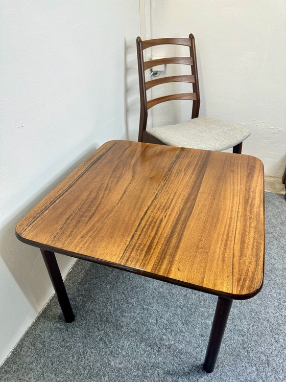 Tavolino in teak di design danese Mid-Century Haslev Møbelsnedkeri, Tavoli da pranzo, Legno, Marrone (foto 3 di 15)