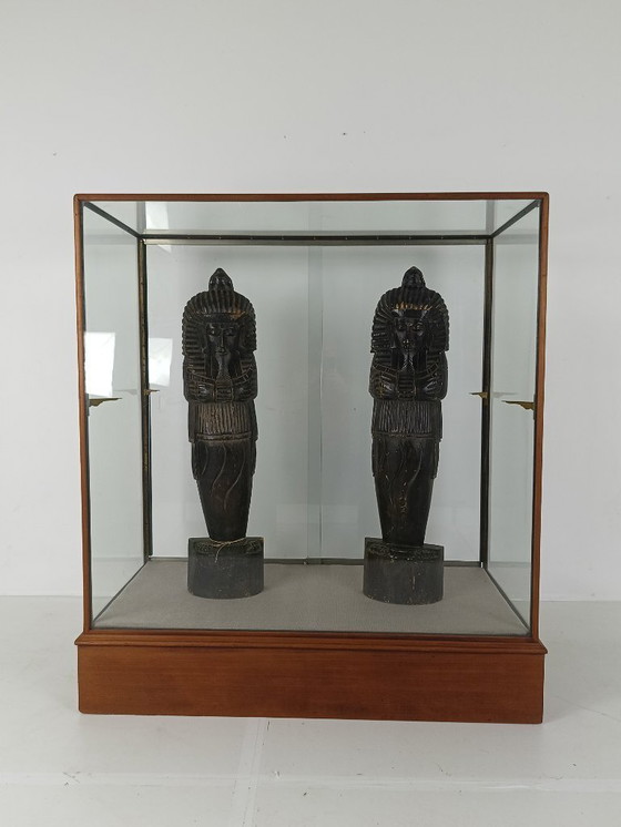 Image 1 of Vitrine de musée ancienne