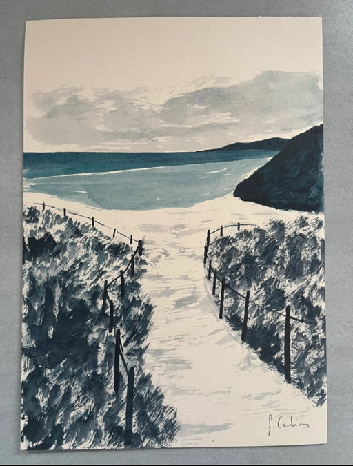 Schizzo dell'artista, 21x15 cm