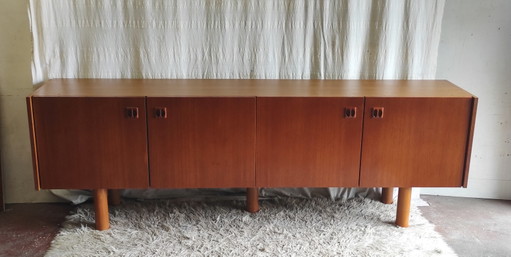 Dressoir van teakhout in Scandinavische stijl - jaren 60/70