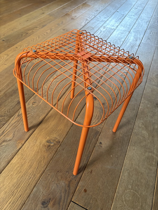 Ikea Västerön stool, orange