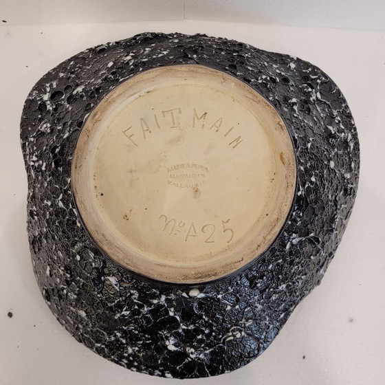 Image 1 of Volcanic centerpiece, Vallauris ceramics, Marius Musarra, Mabyjo's, 60's - France