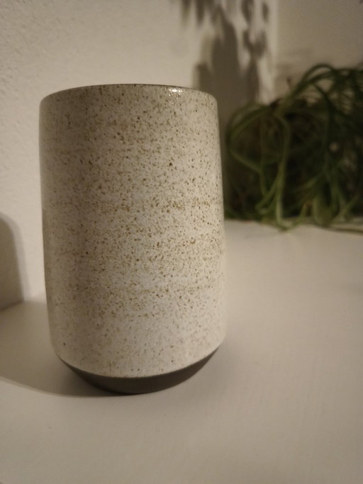 Vintage retro ceramics, earthenware vase Zaalberg