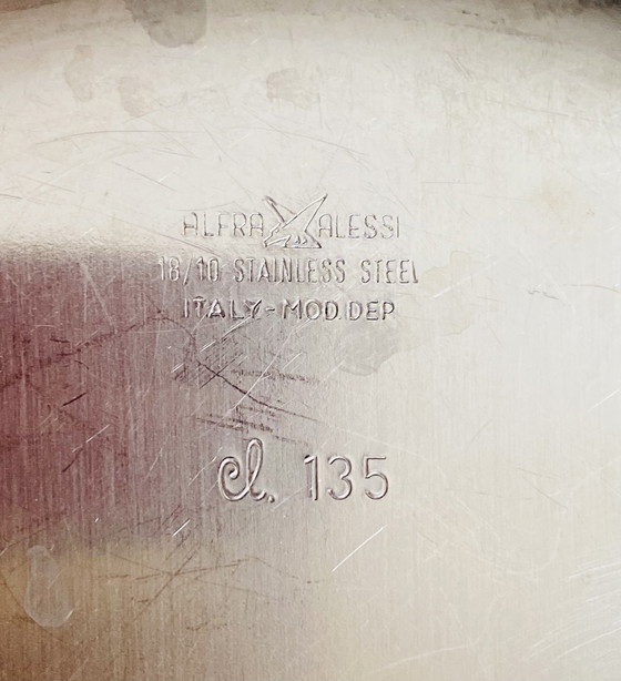 Image 1 of Vintage Alfra Alessi stainless steel serving dish
