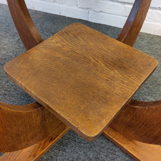 Amsterdam School Side table, Wood, Brown (photo 7 of 10)