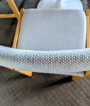Vintage Eettafel Met 4 Lichte Farstrup Stoelen