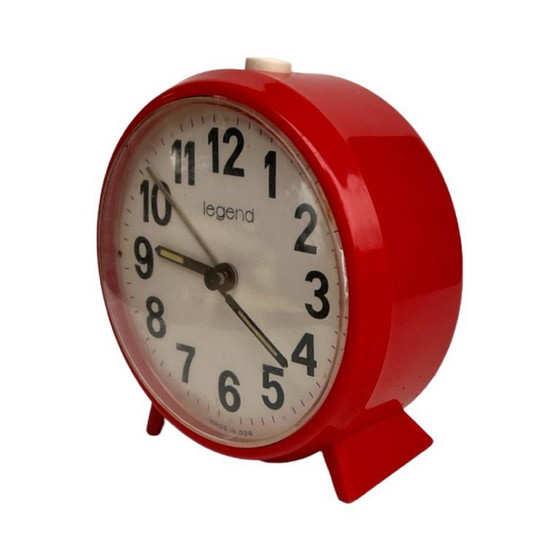 Image 1 of Alarm clock, mechanical clock LEGEND, VEB Uhrenwerke Ruhla Germany 1970s