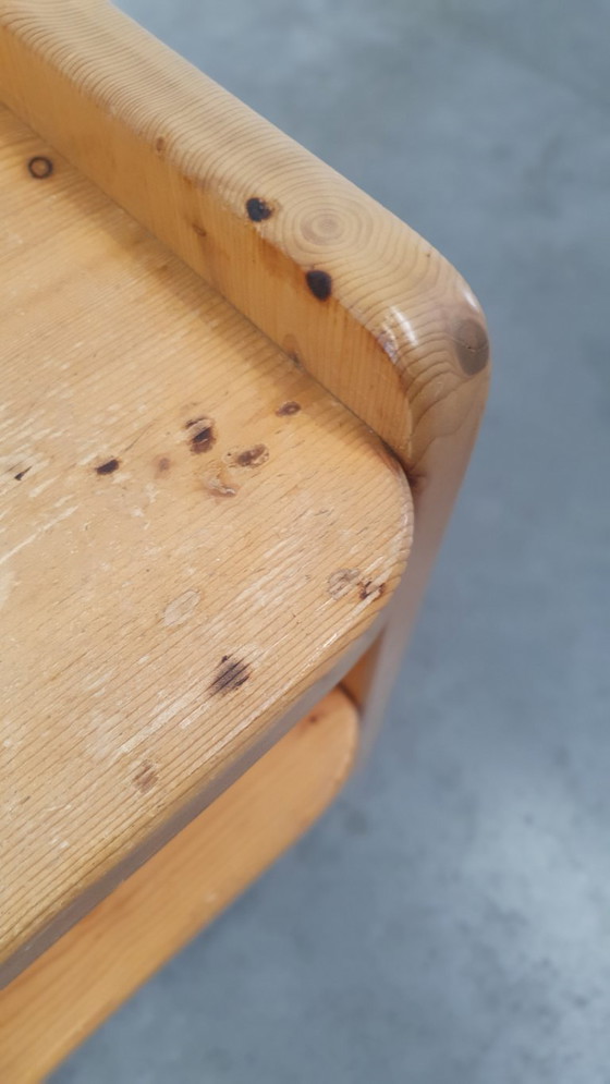 Brutalist Vintage Massief Grenen Kastjes Jaren 70 Deens – Nachtkastjes, Wood (photo 12 of 14)