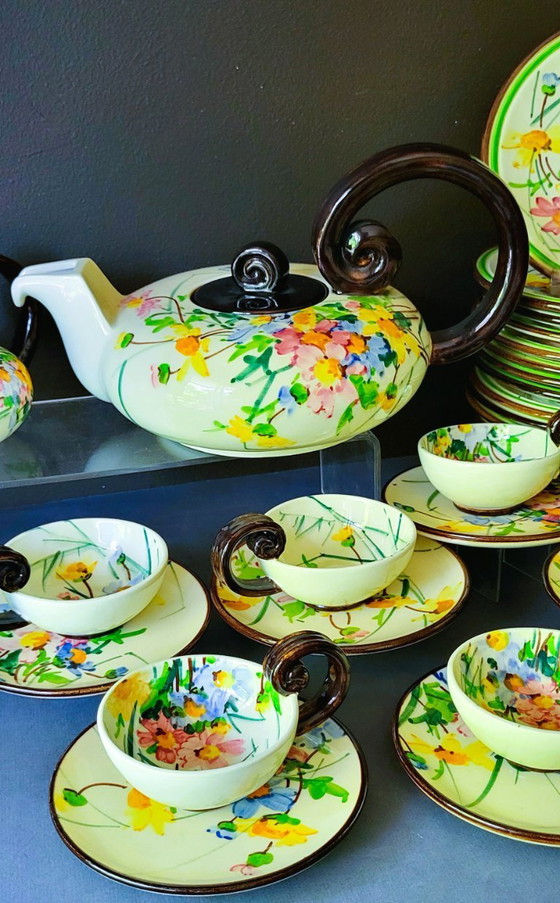 Image 1 of Tea/coffee service for 12 people, Giraud Vallauris, 50 minutes