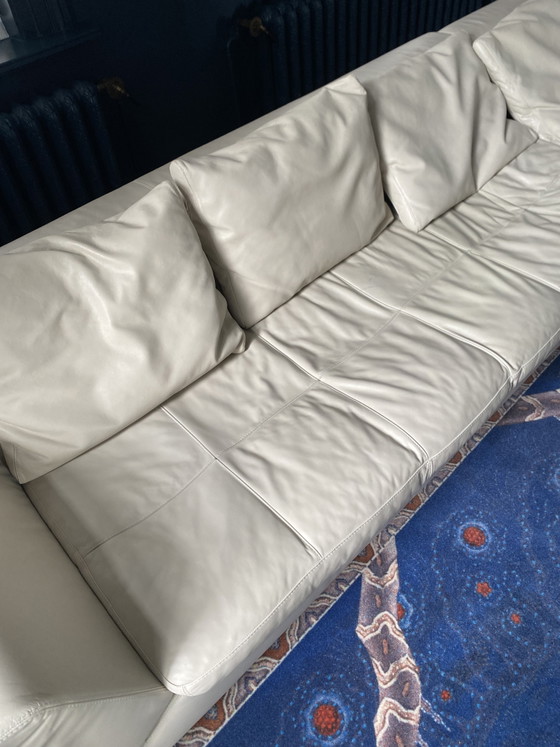 Cierre Imbottiti divano angolare in pelle bianca – Divani angolari, Leather, Metal (photo 4 of 6)