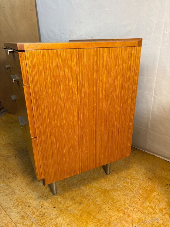 Image 1 of Mid Century Retro Teak Pair of Chest of Drawers by Stag (Circa 1970)  A fantastic pair of mid century modern teak chests of draw