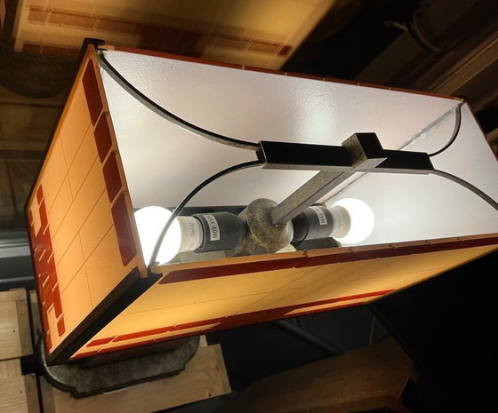 Image 1 of set = 2 x lampada da scrivania Art Déco - Mosaico