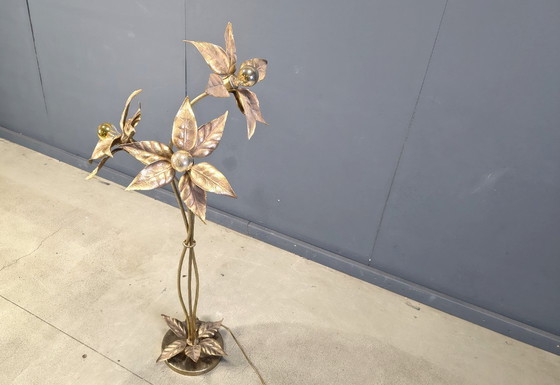 Image 1 of Willy daro flower floor lamp, 1970s