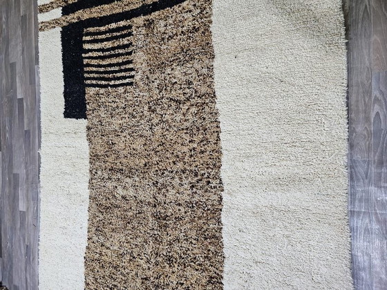 Alfombra bereber marroquí hecha a mano, de elaboración tradicional, tamaño 200/300 cm. – Ahrend, Wool (photo 4 of 7)