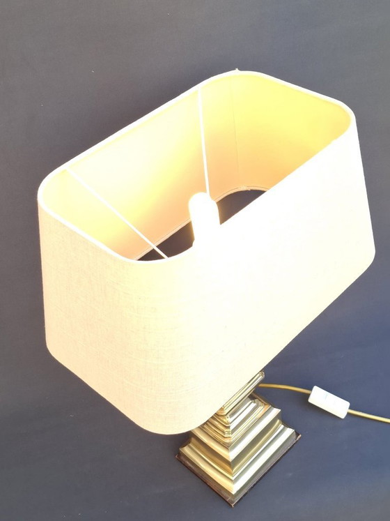 Image 1 of Vintage Italian Brass Table Lamp | 1950s