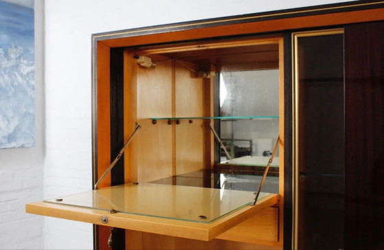 Credenza vintage anni '50 di Musterring Highboard Vetrina Bar Cassettiera – Credenze, Wood (photo 14 of 17)