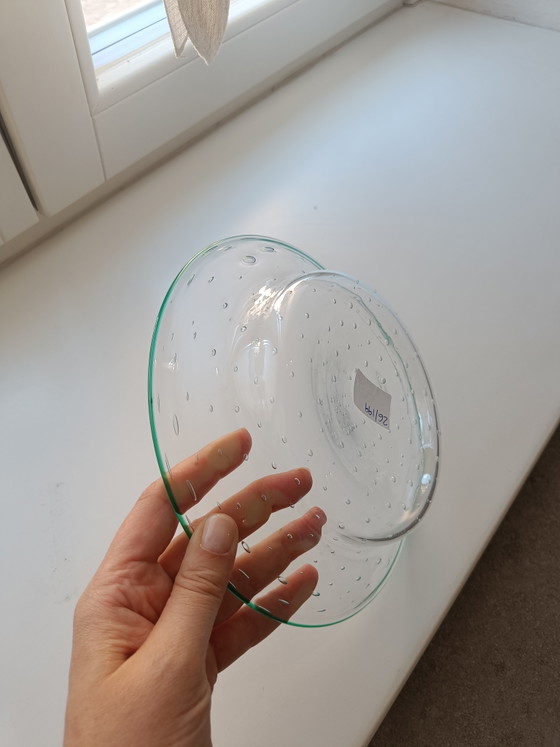 Bol à bulles vintage Sarner Glas, Suisse, 22 cm (photo 7 of 7)