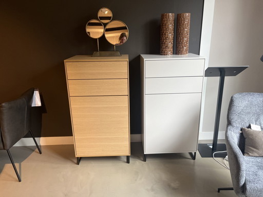 Musterring Karaffe Schrank grau lackiert – ladekasten