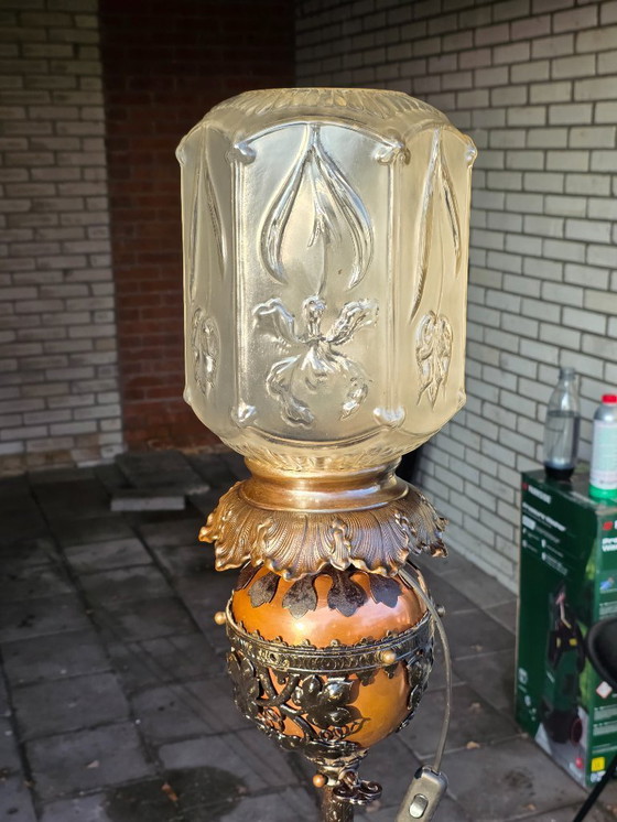 Image 1 of Lámpara victoriana Art Nouveau – Belle Époque 