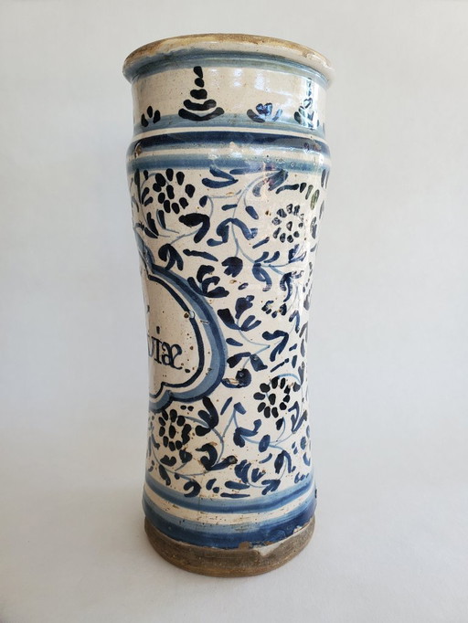 Albarello - Pharmacy Jar - 17th Century Earthenware (ref 3793)