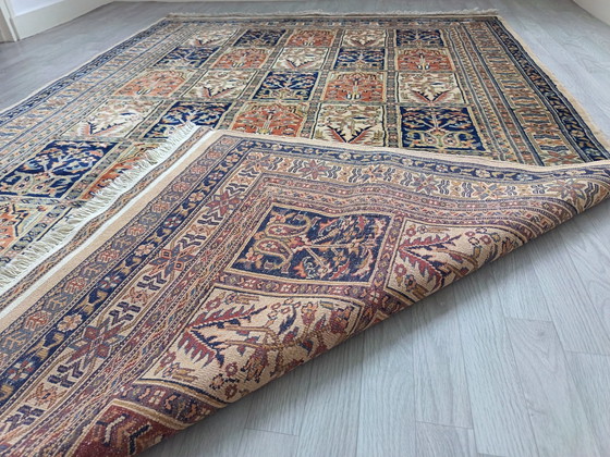 Grande tappeto pakistano in lana annodato a mano 242x160 cm – Tappeti, Cotone (photo 8 of 10)