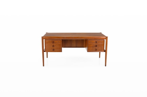 Image 1 of Danish Mid Century Writing Desk By Randers Møbelfabrik - Bureau