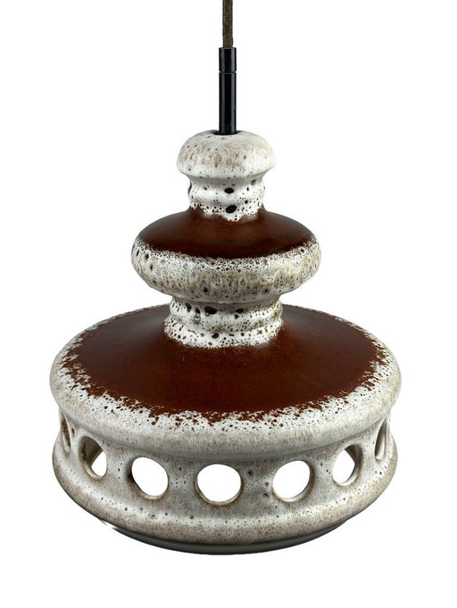 60er 70er Jahre Keramik Deckenlampe Leuchte Hängelampe Mid Century Design