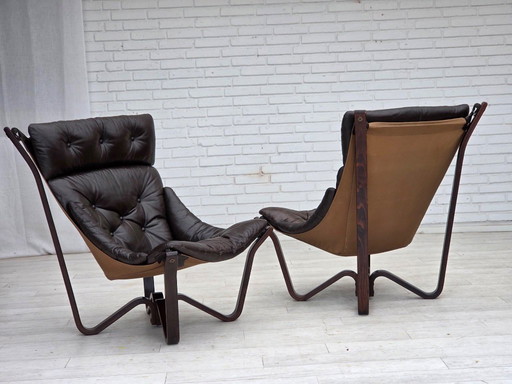 1970s, Norwegian design by Jim Myrstad, loungechair, model "Viking".