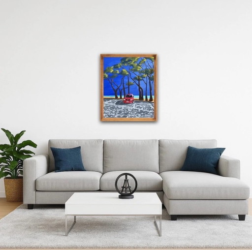 Acryl op doek. 65x50cm.