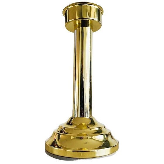 Image 1 of Candeliere vintage in metallo dorato anni '80