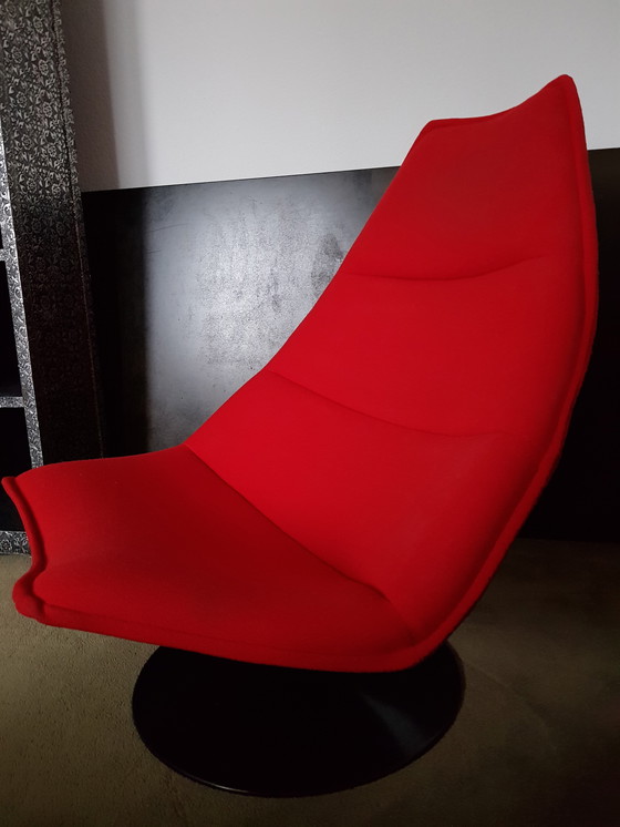 Image 1 of Artifort F510 Lounge Armchair With Matching Hocker