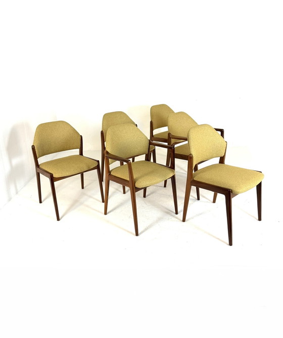 Image 1 of 6x restored dining room chairs, Wilkhahn '60
