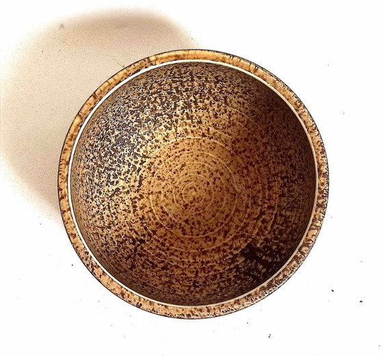 Image 1 of Fruitschaal Les Potiers de L'Abbaye 70s Diameter 22,5 cm