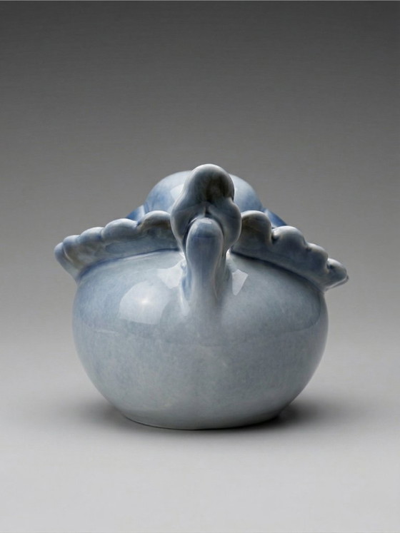 Image 1 of Uccellino decorativo in porcellana Virebent – ​​Ceramica francese vintage