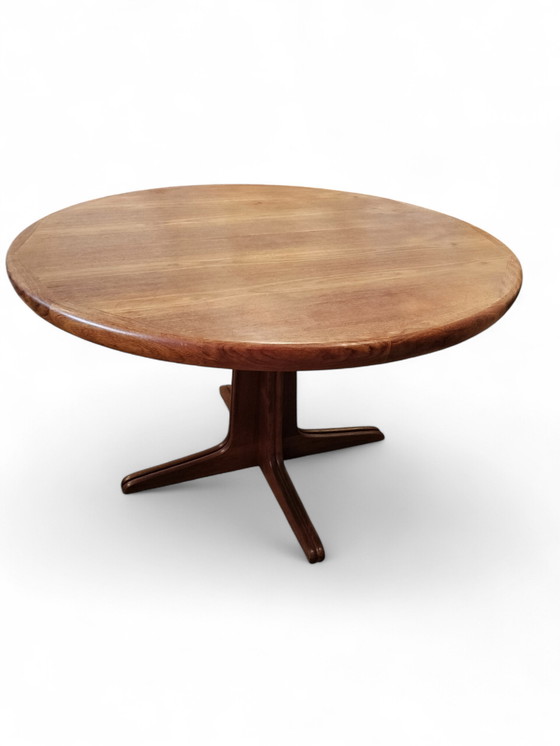 Image 1 of Vintage teak Danish round dining table VV Møbler
