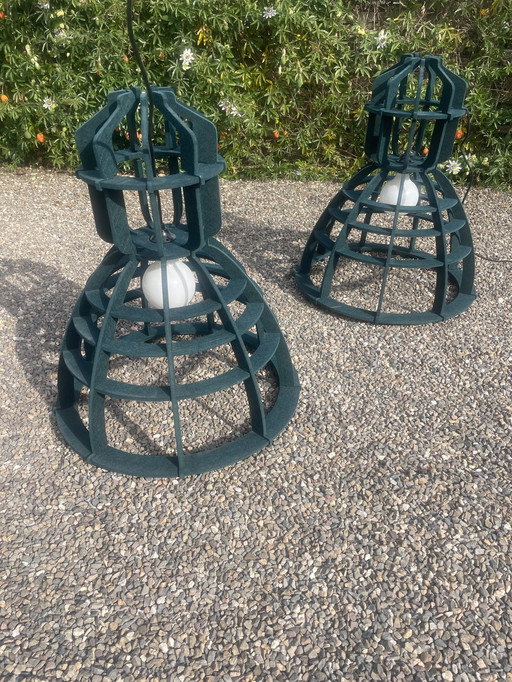 2x Lampada a sospensione No. 19 XL Pet Felt di Het Lichtlab