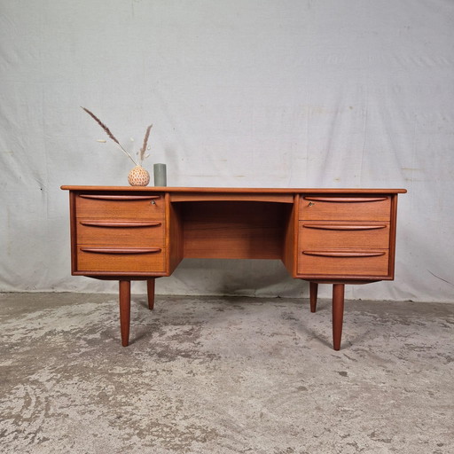Svend Aage Madsen Falster vintage 1960s Danish desk teak