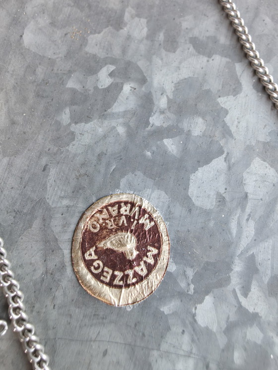 Image 1 of XXL Mazzega floating chandelier 60s Murano 48 glass parts. Vintage