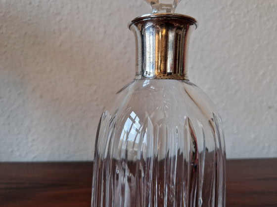 Carafe, Perry Küster, en cristal, col en argent 800 – Verres et carafes, Glass (photo 5 of 8)