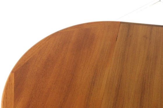 Silkeborg Ronde 1x Verlengbare Teak Eettafel Deens – Wood (photo 15 of 17)