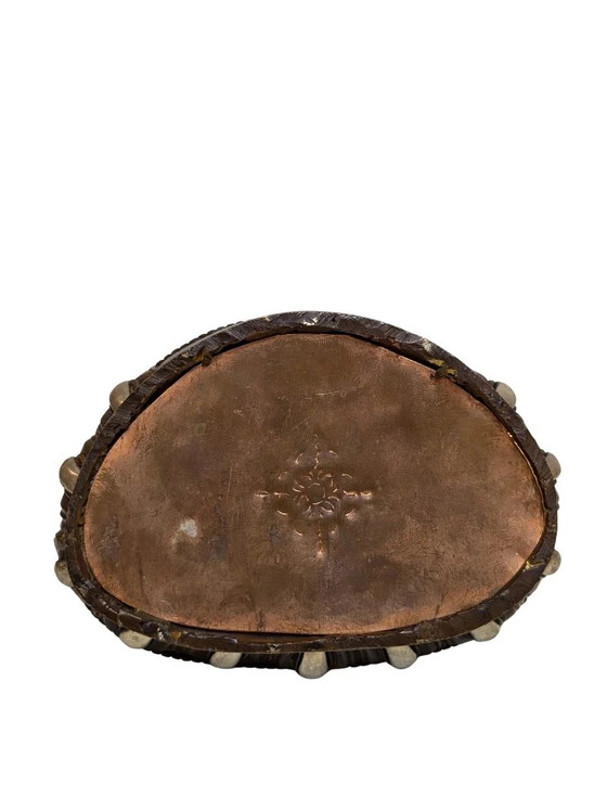 Tibetischer Bronze Medizin Buddha Bhaisajyaguru – Bildhauerei, Copper (photo 11 of 11)
