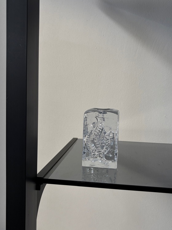 Vintage Ingrid Glashütte glazen decoratieblok – Decoratieve objecten (photo 3 of 4)