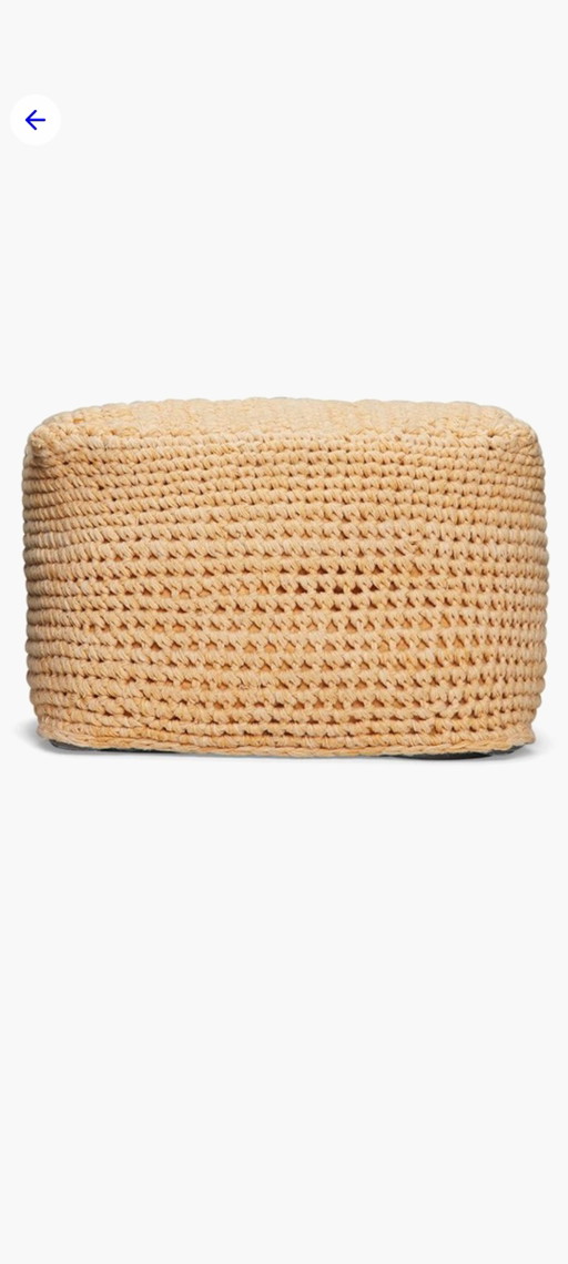 SUNS - Arezzo Yellow Pouf – hockers en poefs, Plastic, Textile