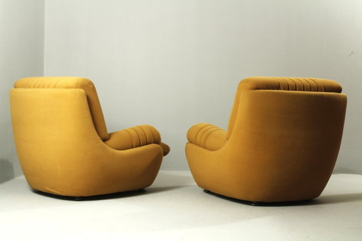 Fauteuil lounge Space Age n° 23 de Jitona, années 1970, lot de 2