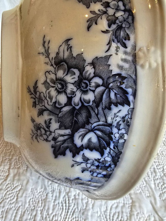 Grande Vasque Ancienne Anglaise A.B & Co Modèle May – Flow Blue Floral – Bols, Ceramic (photo 5 of 5)