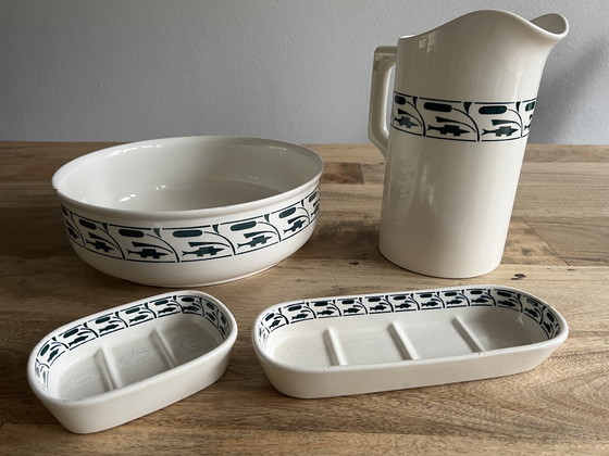 Image 1 of Lampetstel vintage 4-delig