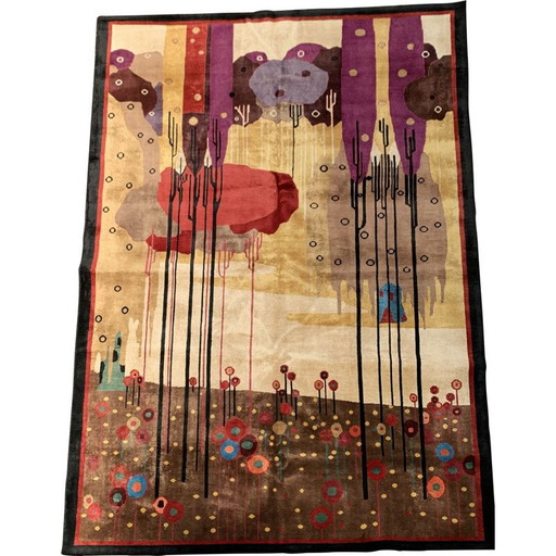 Tapis vintage en laine circa 2015