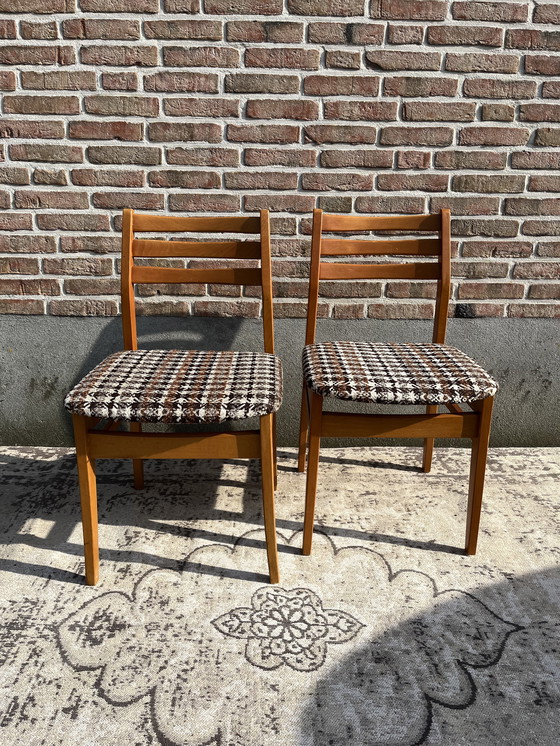 Image 1 of Two Vintage Mid - Century Centa Chairs.