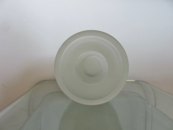 Image 1 of Vase "with grapes" made in Italy, frosted glass, 1960