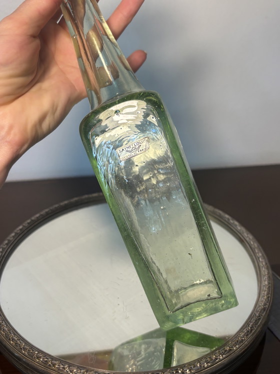 Vase Saint Louis Reproduction of Antique Glass for Louvre – Glass & Decanter, Crystal (photo 14 of 15)
